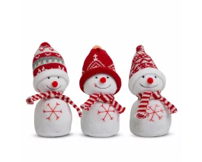 Decor de Crăciun - om de zăpadă - 20 cm - 3 tipuri