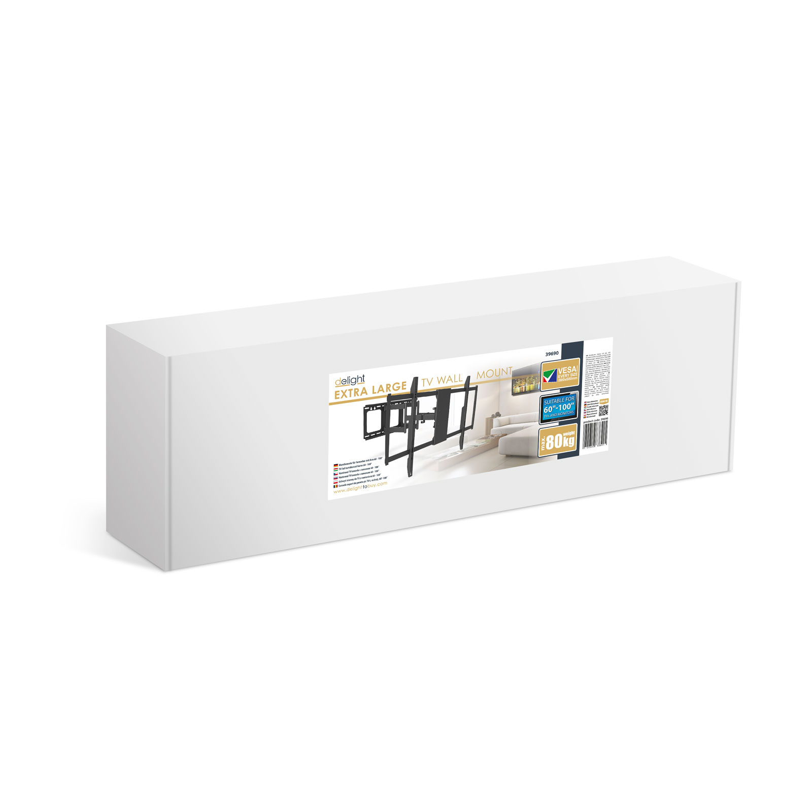 Delight  - Consolă - suport de perete pentru TV LCD, cu braţ, 60”-100” thumb