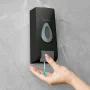 Dozator manual de săpun lichid Vog und Arths - 350 ml, de perete - negru