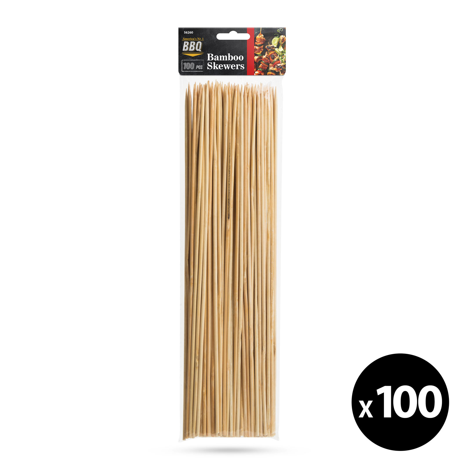 Frigărui din bambus - 30 cm - 100 buc / pachet thumb