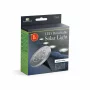Lampă solară LED - circulară - alb cald - 12 cm