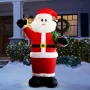 Moș Crăciun gonflabil - 180 cm - IP44 - 2 LED-uri - rețea