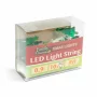 Șir de lumini LED - formă de brăduți - 1,2 metri - 10 LEDuri - alb cald - 2 x AA