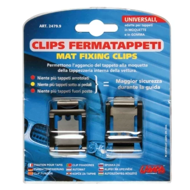 Mat fixing clips-Resealed,