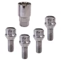 Prezoane antifurt jante conice M12x1,25mm 4buc - Tip A-Resigilat,