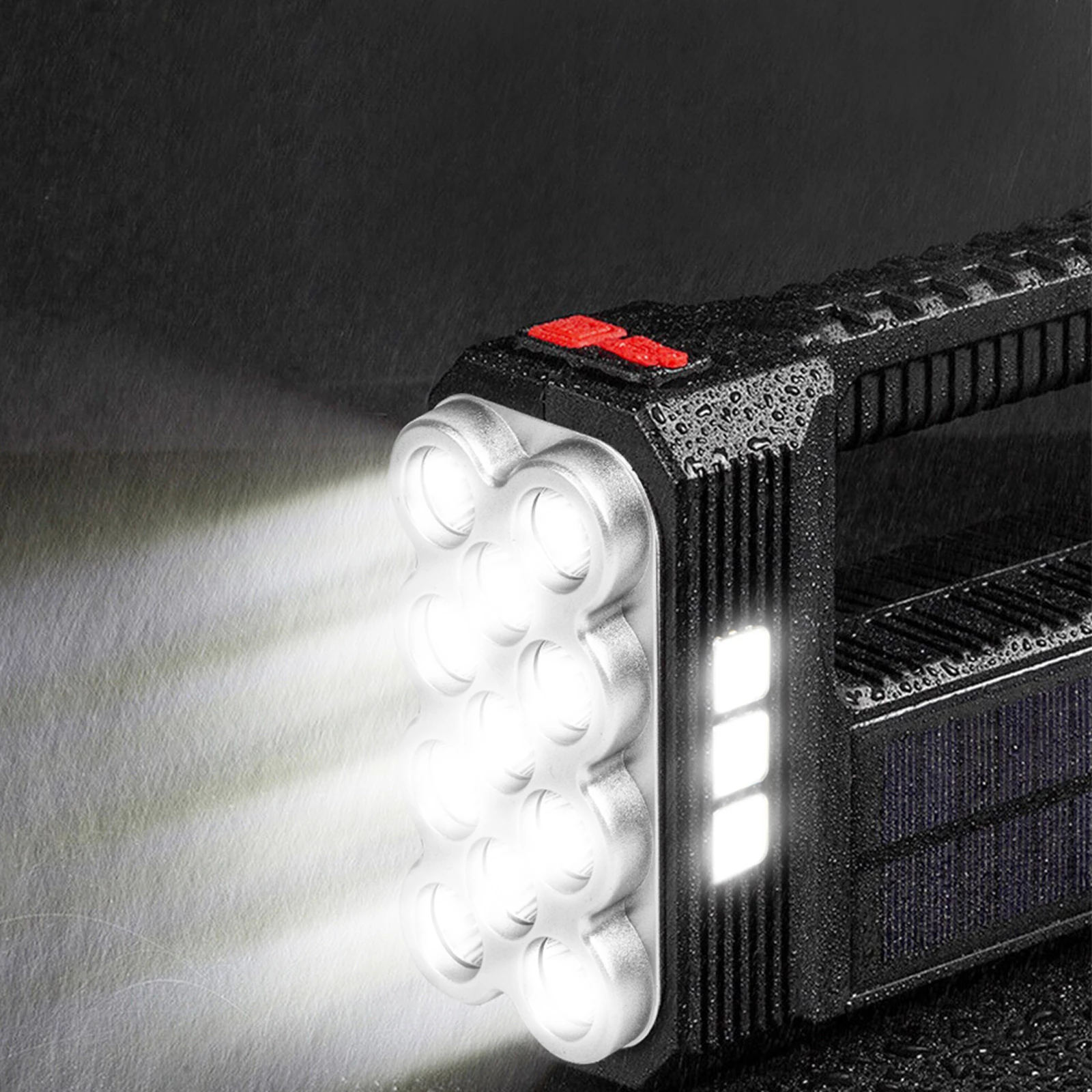 Lanterna solara LED COB - cu functie de lumina de lucru - 1200 mAh - MicroUSB - 1000 lumeni - IP55 thumb