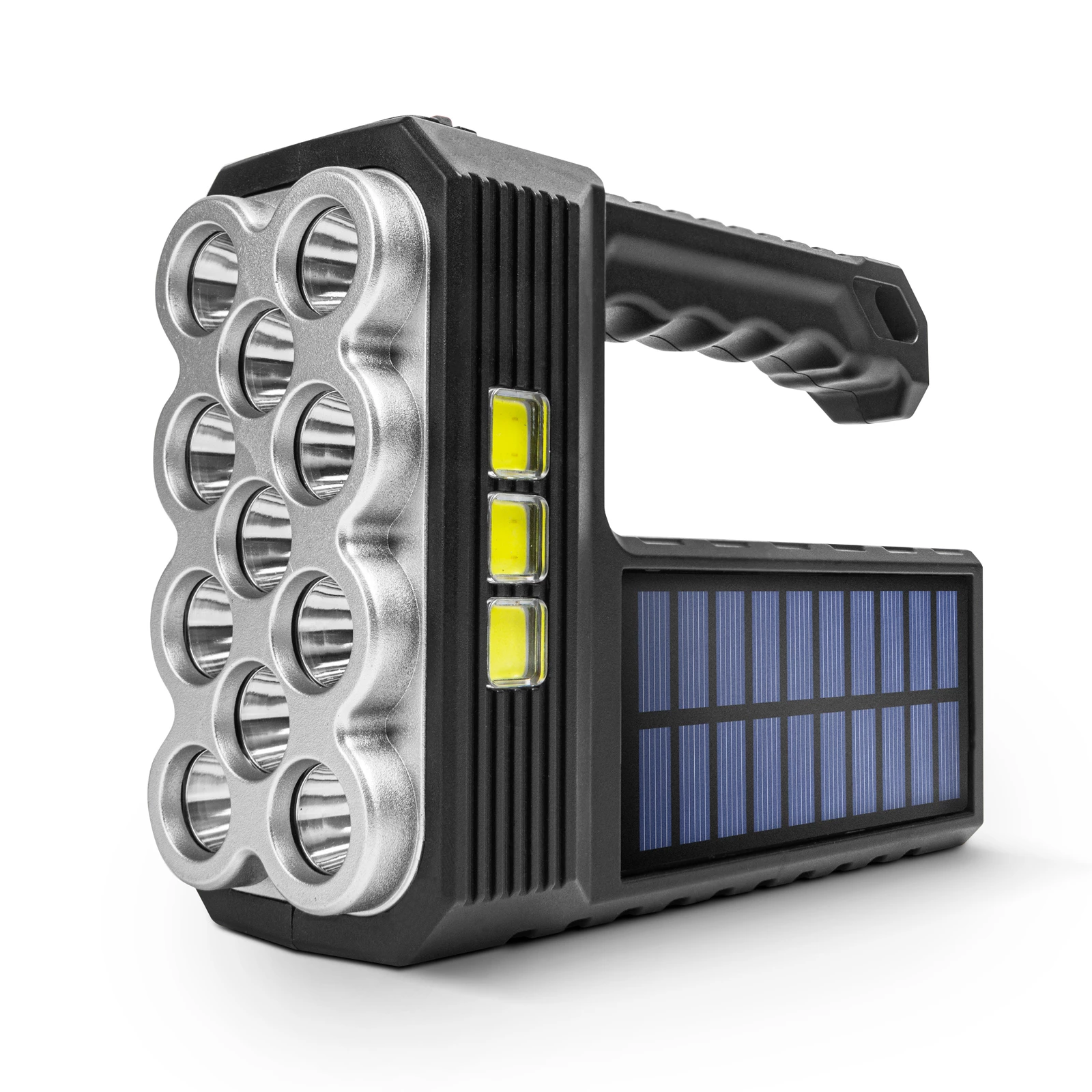 Lanterna solara LED COB - cu functie de lumina de lucru - 1200 mAh - MicroUSB - 1000 lumeni - IP55 thumb