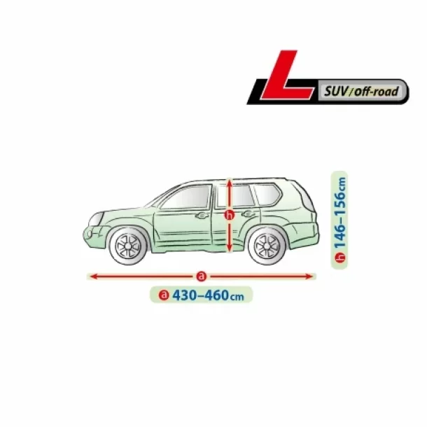 Membrane Garage komplet autotakaro ponyva, teljesen vizallo es legatereszto - L - SUV/Off-Road