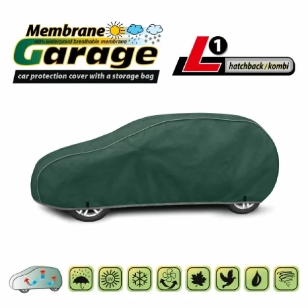Membrane Garage komplet autotakaro ponyva, teljesen vizallo es legatereszto - L1 - Hatchback/Kombi