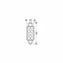 LED tipusu izzo 12V szoft 8 db LED-del 13x44mm SV8,5-8 1db - Feher Y