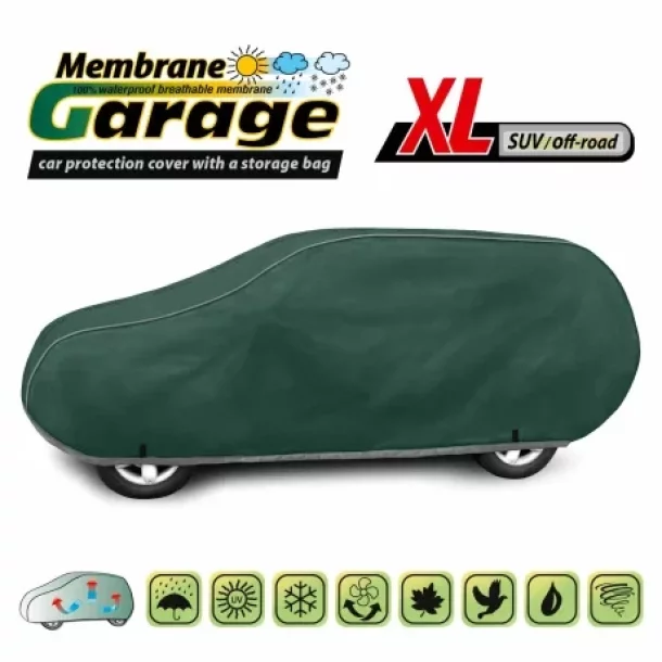 Prelata auto completa Membrane Garage, complet impermeabila si respirabila - XL - SUV/Off-Road