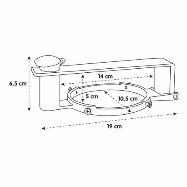Antifurt combustibil camion T-Block Evo 1 - O 80mm