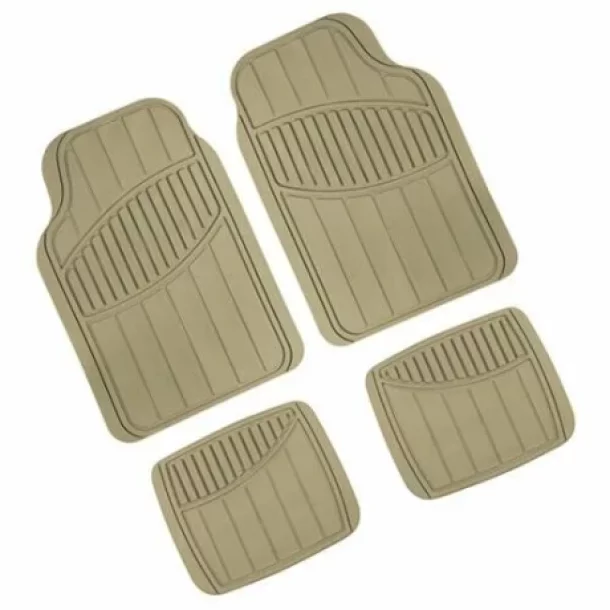 Kyoto, set 4 pcs universal pvc mats - Beige