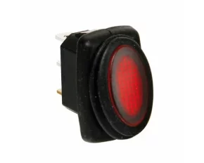 Micro vizallo billenokapcsolo, 12V/24V - 10A, LED vilagitas - Piros