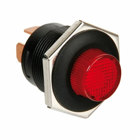 Visszaugro kapcsolo, 12V/24V 5A, LED vilagitas - Piros thumb