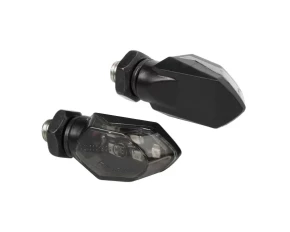 Iranyjelzok Micro LED 12V 2db - Fekete-ujra lezarva,