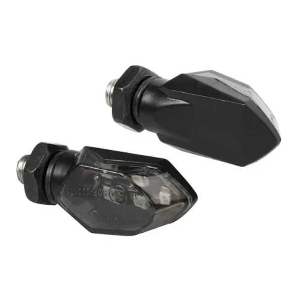 Iranyjelzok Micro LED 12V 2db - Fekete-ujra lezarva,