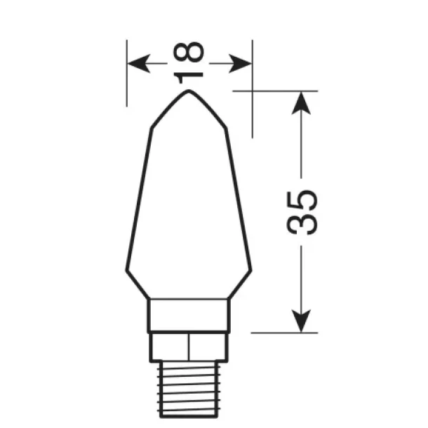 Iranyjelzok Micro LED 12V 2db - Fekete-ujra lezarva,
