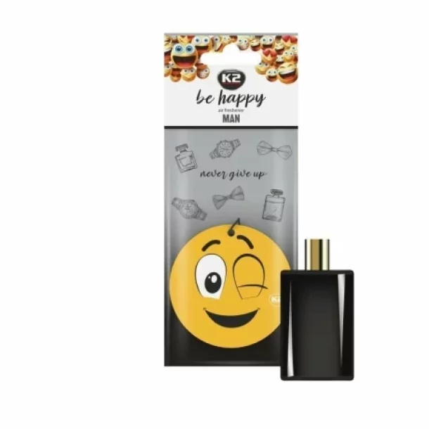 Be Happy car air freshener - Man