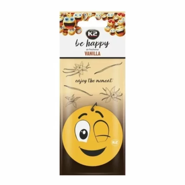 Be Happy car air freshener - Vanilla