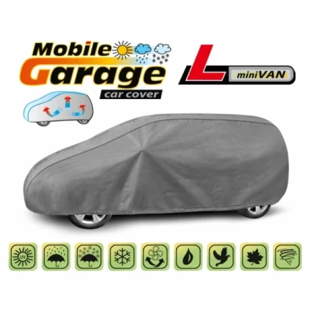 Mobile Garage komplet autotakaro ponyva - L - Mini VAN-ujra lezarva,