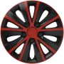 Set capace roti auto Cridem Rapide 4buc - Rosu/Negru - 15&#039;&#039;-Resigilat,