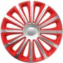 Wheel covers set Cridem Trend 4pcs - Silver/Red - 16&#039;&#039;-Resealed,