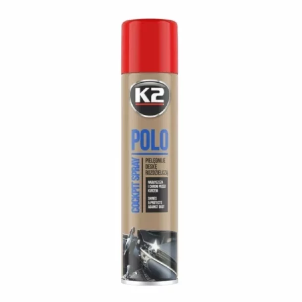 K2 Polo szilikon muszerfal spray 300ml - Eper