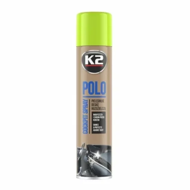 K2 Polo szilikon muszerfal spray 300ml - Zold alma