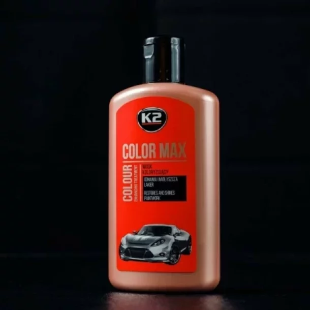 Autoszinezo viasz Color Max K2, 250ml - Piros