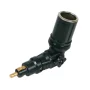 Adapter socket, 120° swivel joint 12/24V-Resealed,