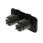 Priza auto incorporabila dubla, montaj interior sau exterior, 12/24V 20A, Ext-2 - Lampa