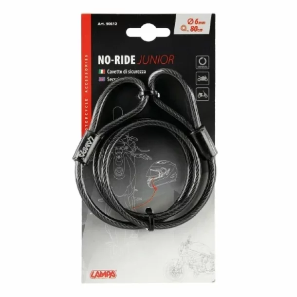 Lopasgatlo kabel O6mm, No-Ride Junior - 80cm