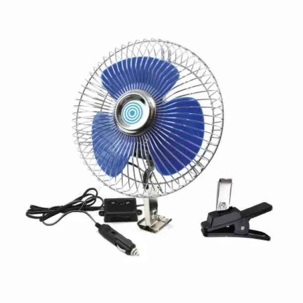 Amio oscillating fan with metal grid, O20cm, 24V