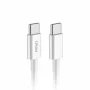 Data and charging cable USB Type-C to USB Type-C, 60WA, 100cm, FullLINK Amio, White