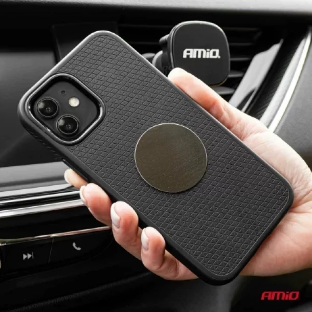 Amio magnetic phone holder with suction cup