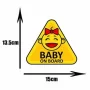 Baby on Board sticker, 13,3x15cm, Type-3