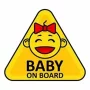 Baby on Board sticker, 13,3x15cm, Type-3