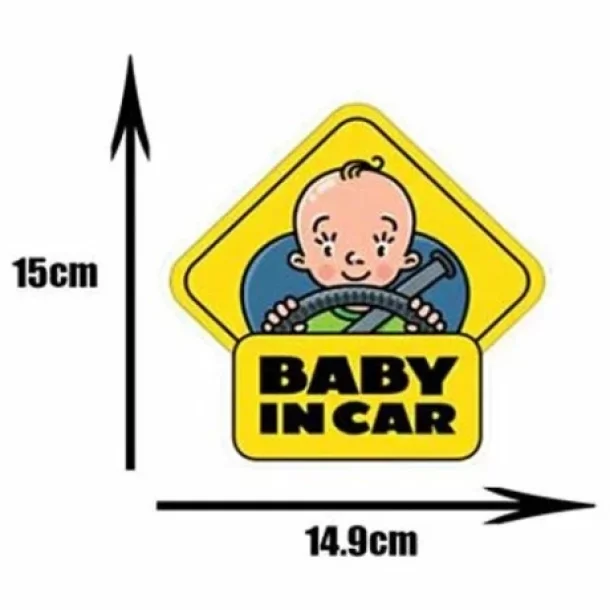 Baby on Board sticker, 15x14,9cm, Type-2