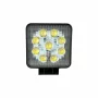 9LED work lamp metal square 12/24V