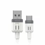 Data and charging cable USB to USB Type-C, 3A, 100cm, FullLINK Amio, White