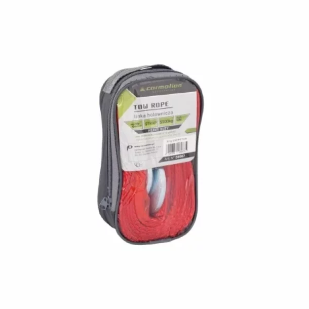 Tow rope GVW up to 5500 kg webbing with hooks, 4 m, Heavy Duty