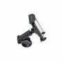 Mobile phone holder with suction cup, opening 100-200mm, with 6-point adjustment, Black