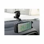 Mobile phone holder with suction cup, opening 100-200mm, with 6-point adjustment, Black