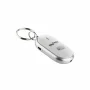 Keychain with sound signal that responds to whistle