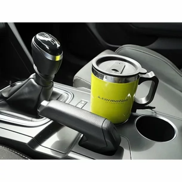 DC Car kettle/mug 450ml green color 12V