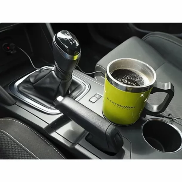 DC Car kettle/mug 450ml green color 12V