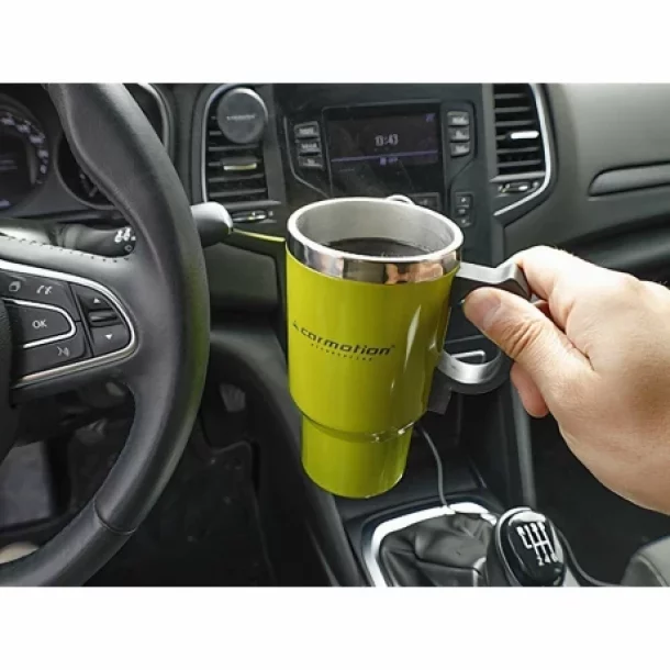 DC Car kettle/mug 450ml green color 12V