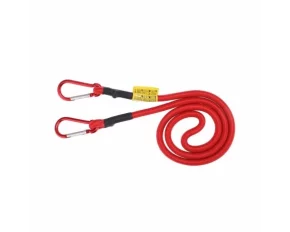 Cordon cauciucat cu carabiniere, O10mm - 120cm