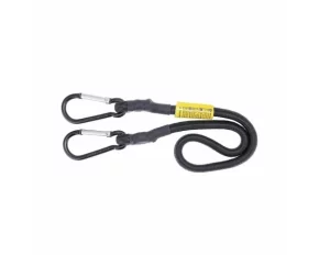 Cordon cauciucat cu carabiniere, O10mm - 60cm